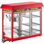 commercial food warmer – large popcorn machine / popcorn warming showcase - Image 2