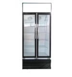upright double 2 doors chiller