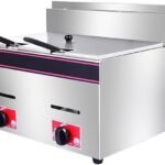 deep fryer gas double bowl
