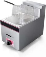 deep fryer gas single bowl