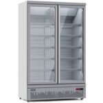 upright double door freezer full class