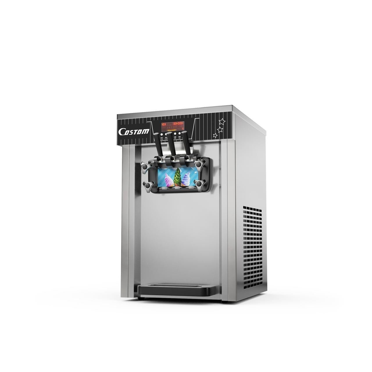 df9422a2-a0da-44ac-bd27-febb8758fda3.jpeg ice cream machine table top stainless steel - Image 1