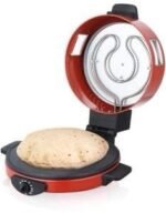 roti/tortilla/pizza bread maker with a viewing window, adjustable temperature control and non-stick heating plate 2200watt  40 cm - Image 5