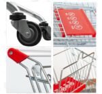shopping trolley cart 80 liter chrome color - Image 2