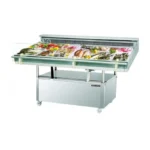 stainless steel fish display 1.2 meter