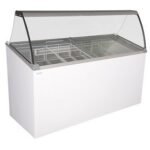 ice cream display freezer 8 bowl